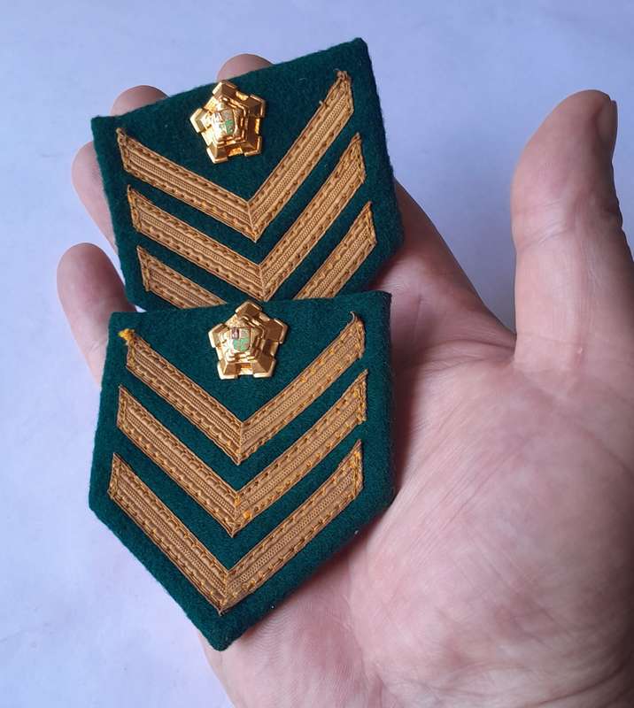 Pair SA Prison Service Staff Sergeant Ranks.