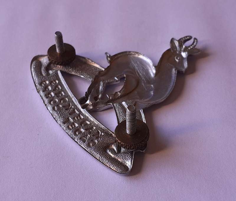 SA Army Cadet Corps Beret Badge.  All Screw Lugs Intact.