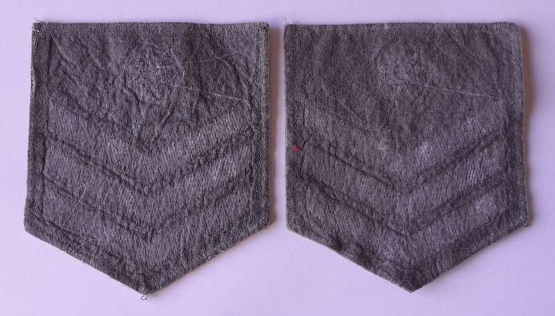 Pair SA Medical Corps Staff Sergeant Rank Stripes. Excellent Condition.