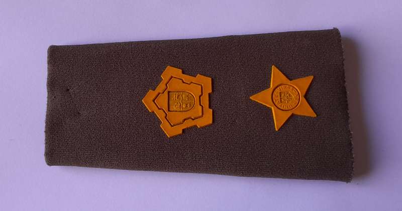 SADF Lieutenant Colonel Slip-on Shoulder Rank.