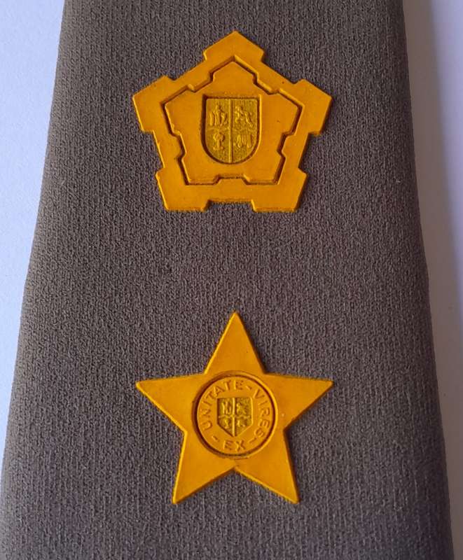 SADF Lieutenant Colonel Slip-on Shoulder Rank.
