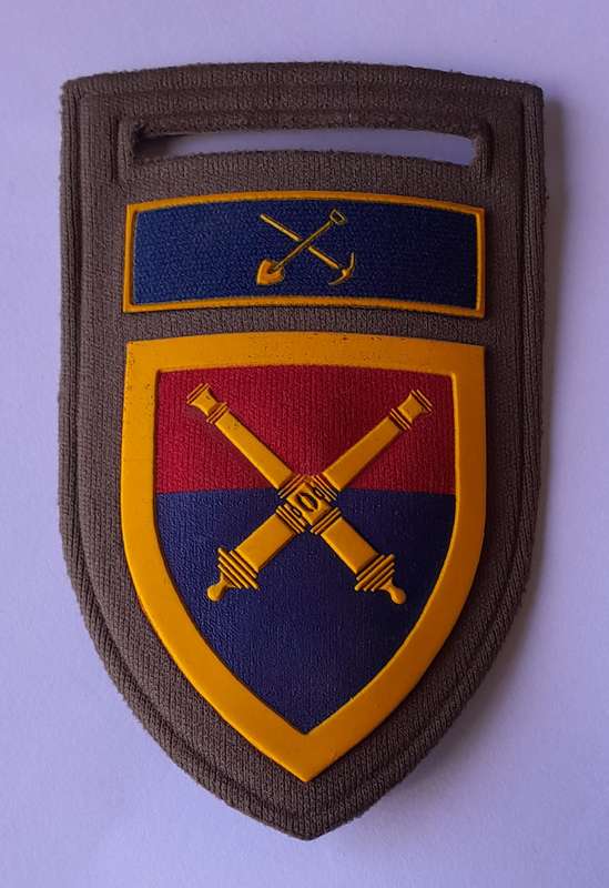 SADF School of Artillery with Northwest Command Bar Tupper Flash.