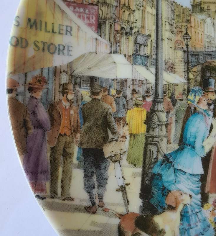 Vintage Davenport Limited Edition Collector's Plate. "The Flower Seller". 20cm.