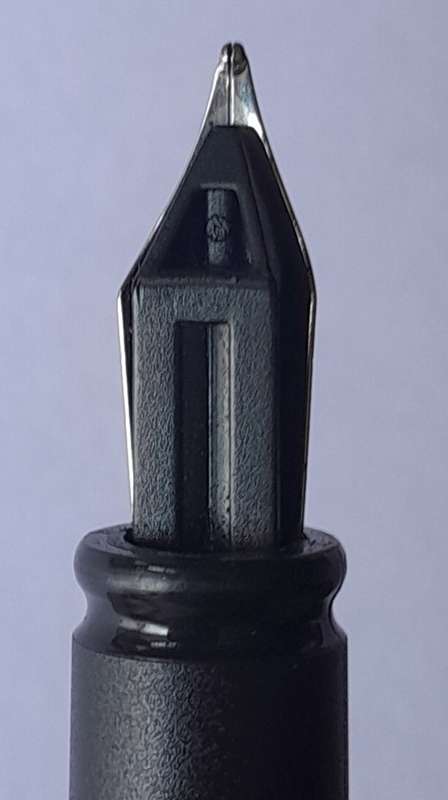 Waterman, France Brushed Chrome Fountain Pen. Engraved Nib. Excellent Condition.