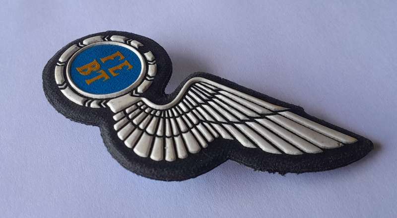 SA Air Force Flight Engineer Badge.  Pins Intact.