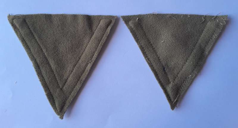 Pair Early SADF Lance Corporal Rank Stripes.