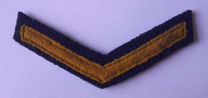 WW2 Canadian Army Lance Corporal Rank Stripe.