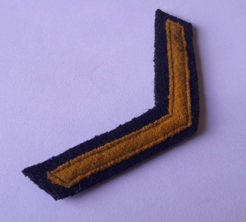 WW2 Canadian Army Lance Corporal Rank Stripe.