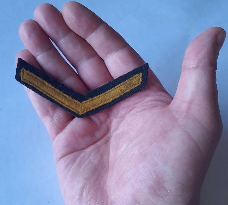 WW2 Canadian Army Lance Corporal Rank Stripe.