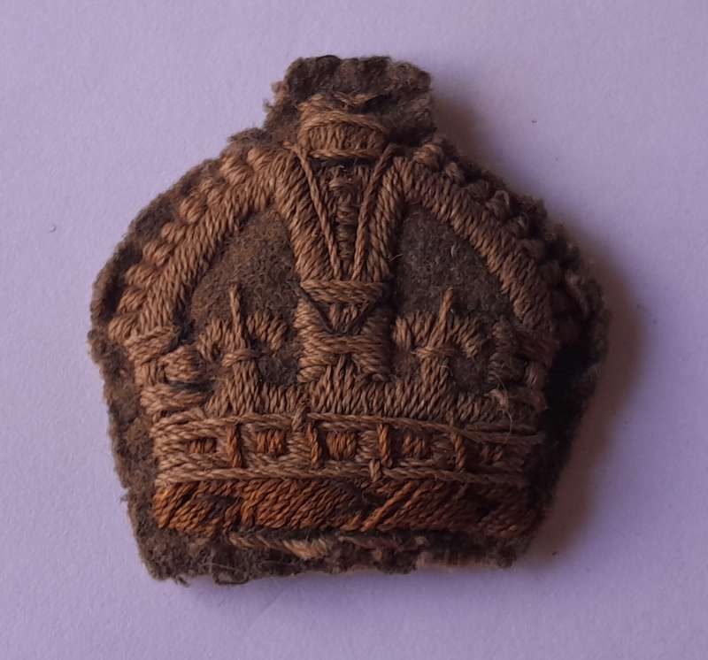 WW2 British Army Sergeant Major Badge Set.