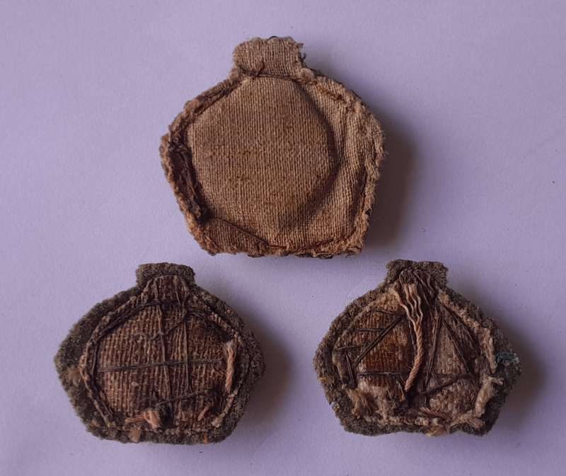 WW2 British Army Sergeant Major Badge Set.
