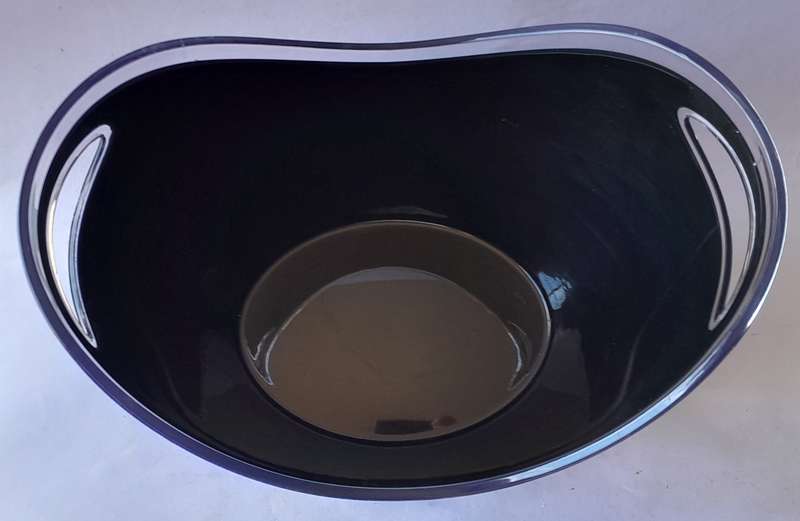 Vintage Luc Belaire Black Lucite Ice Bucket (Large). 34.5 cm.