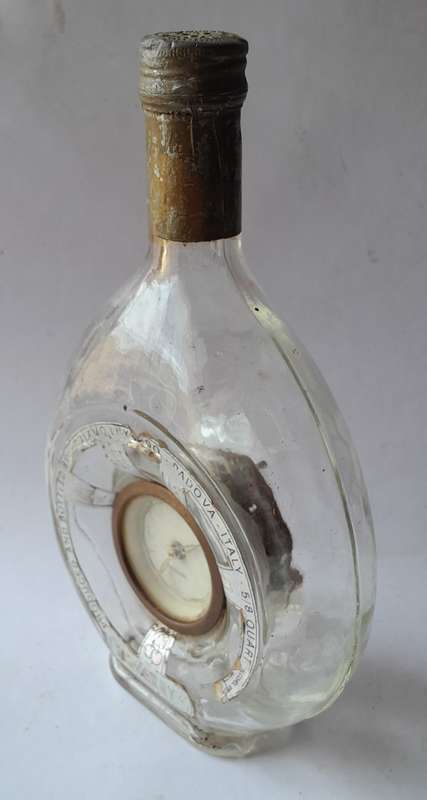 Vintage Girolamo Luxado Cherry Wine Clock Bottle. 26cm.