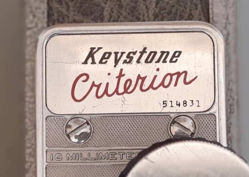 1940'S U.S.A. Keystone Criterion A-9 16mm Movie Camera. Superb Condition.