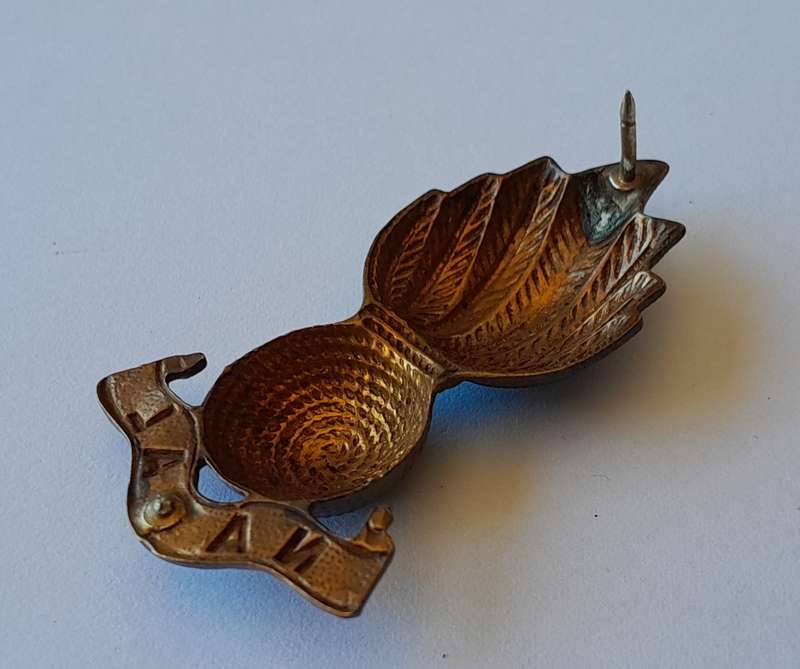 Early Natal Field Artillery Beret Badge.  1 Pin Intact.