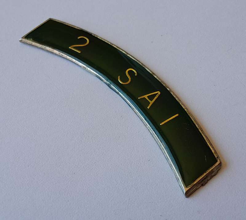 SA Army 2 SAI (Infantry) Title.  No Pins.