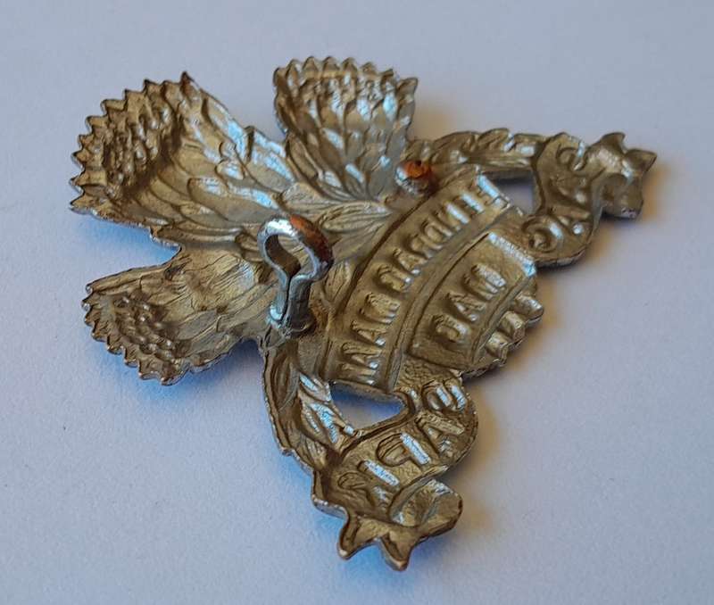 SA Armoured Corps Cap Badge.  1 Lug Intact.