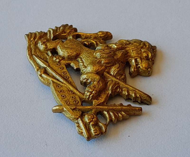 Rhodesia British South African Police Badge.  No Lugs.
