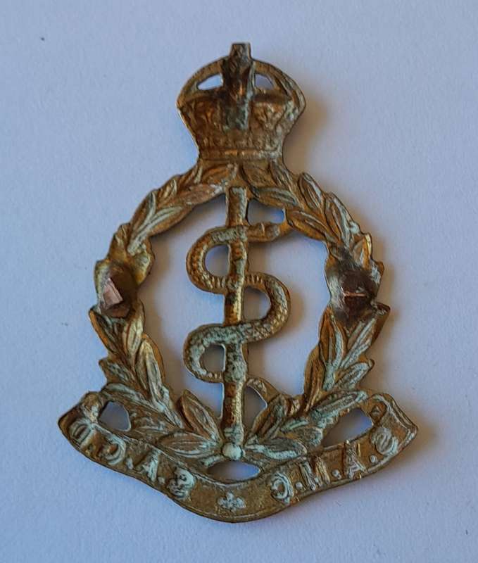 Early South African Medical Corps Collar Badge.  No Lugs.