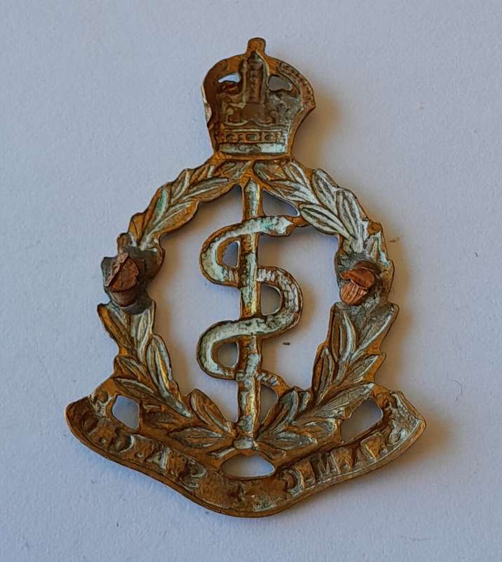 Early South African Medical Corps Collar Badge.  No Lugs.
