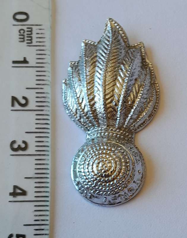 SA Army Artillery Badge.  Chrome Type.  No Pins.