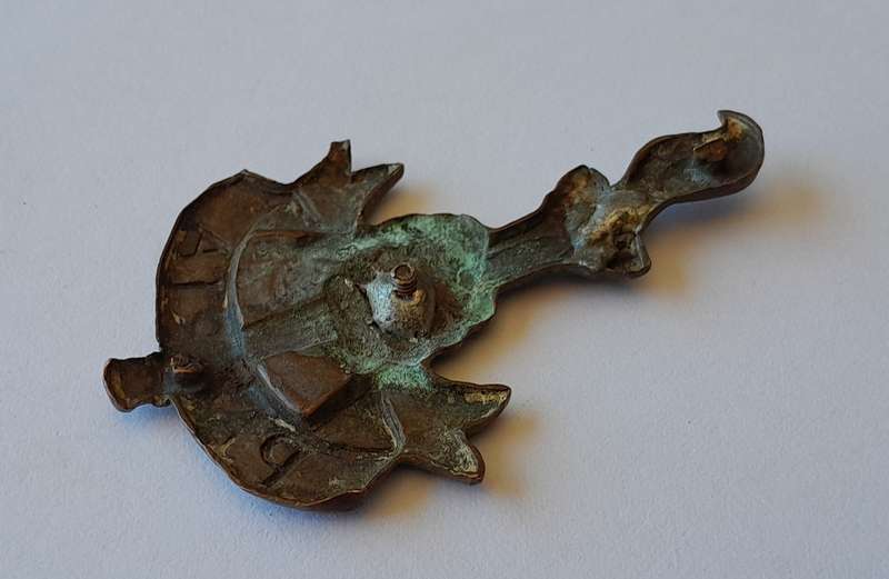 WW2 SA Youth Training Brigade Cap Badge.  No Lugs.
