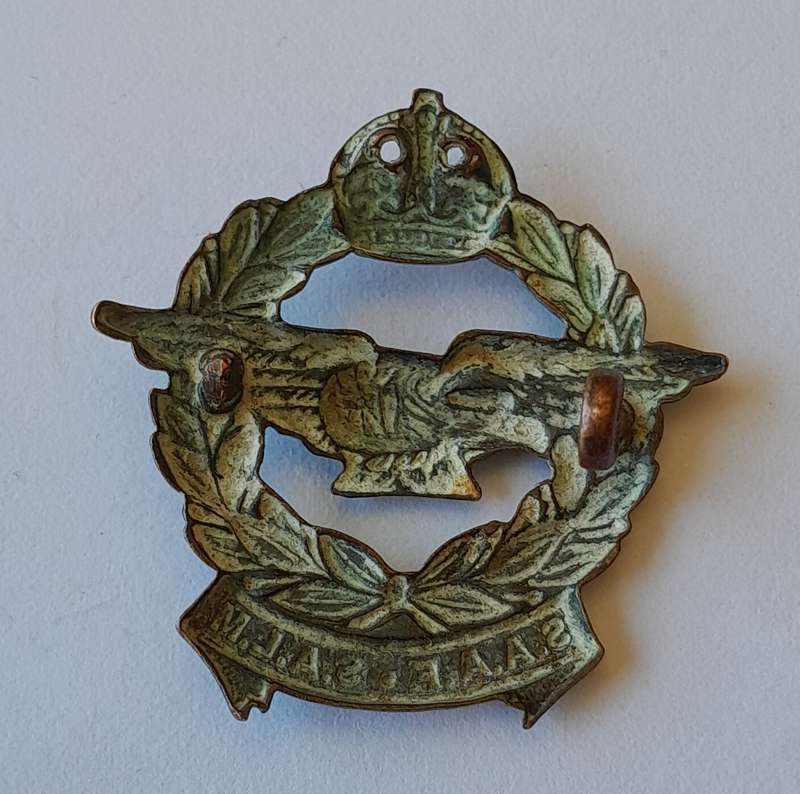 WW2 SA Airforce Collar Badge.  1 Lug Intact.