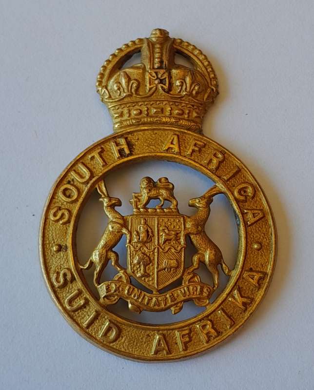 Early SA Instructional Corps Cap Badge.  No Lugs.