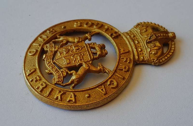 Early SA Instructional Corps Cap Badge.  No Lugs.
