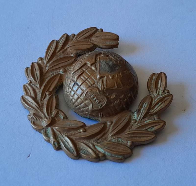 WW2 Royal Marines Corps Badge.  No Lugs.