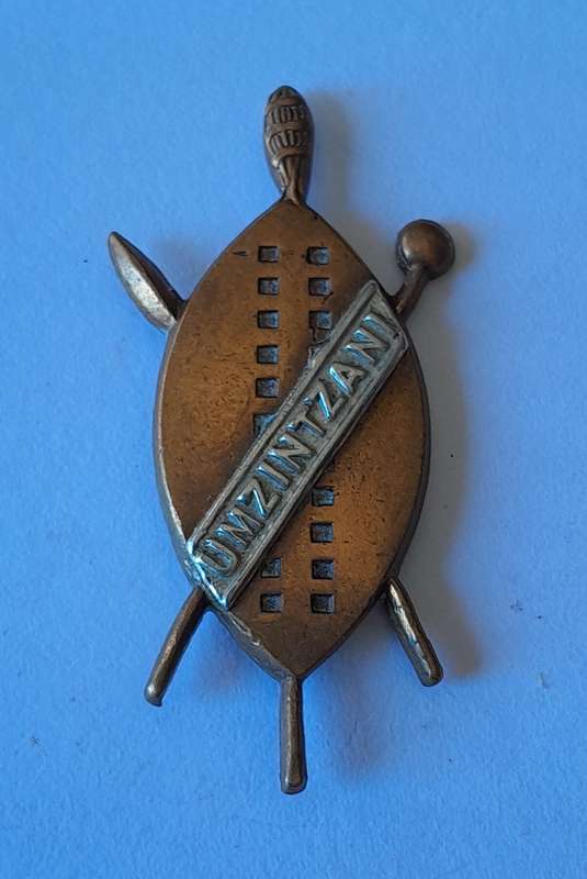 SA Union Army Prince Alfred's Guard Badge.  No Lugs.