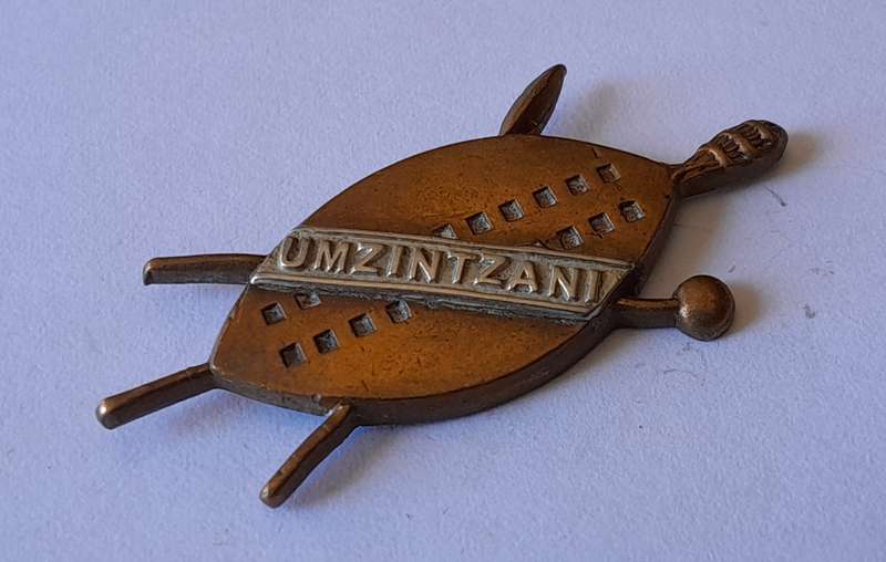 SA Union Army Prince Alfred's Guard Badge.  No Lugs.