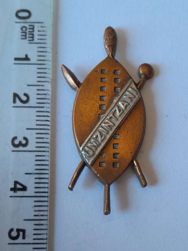 SA Union Army Prince Alfred's Guard Badge.  No Lugs.