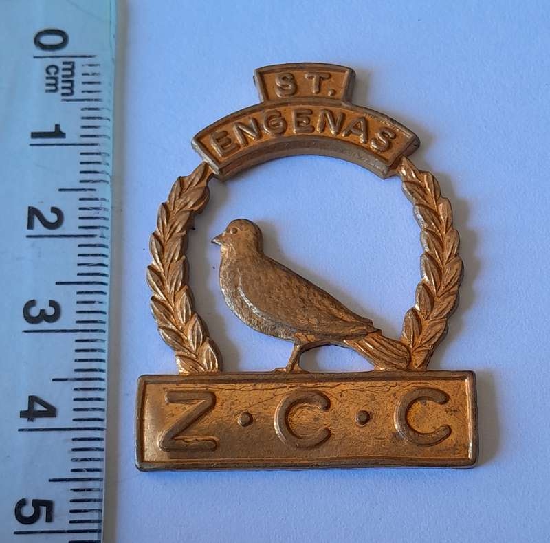 Vintage Z.C.C Badge.