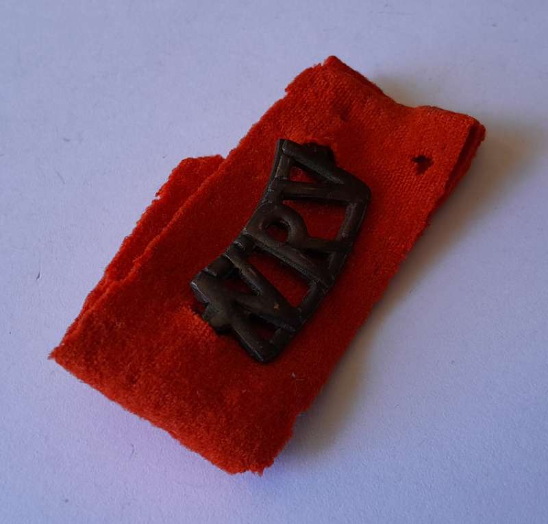WW2 SA Union Defense Force National Reserve of Volunteers Shoulder Title.