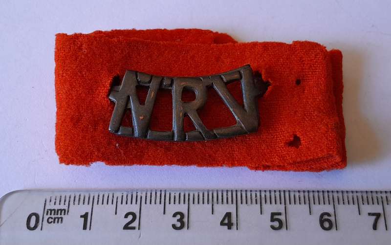 WW2 SA Union Defense Force National Reserve of Volunteers Shoulder Title.