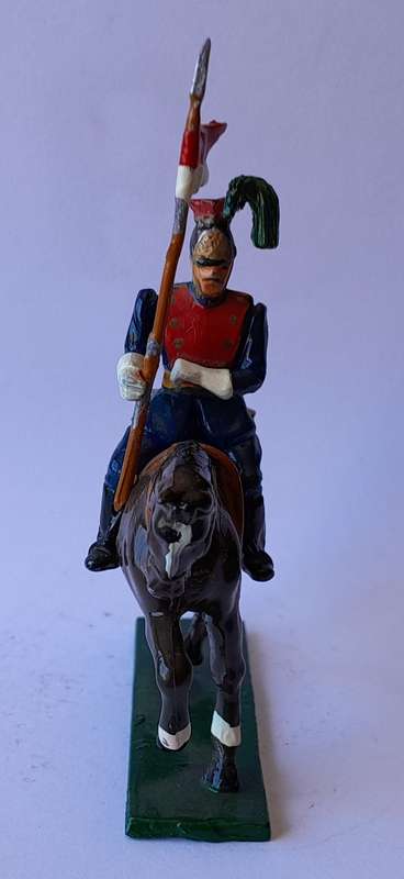 Zulu War Cavalryman Lead Figurine.  8cm
