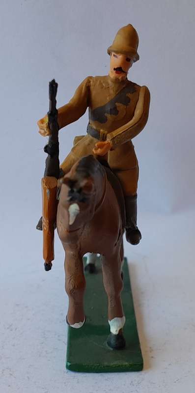 Boer War British Cavalryman Lead Figurine.  8cm