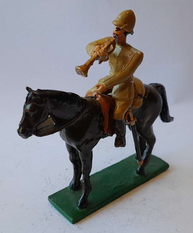 Boer War British Cavalryman Lead Figurine.  8cm