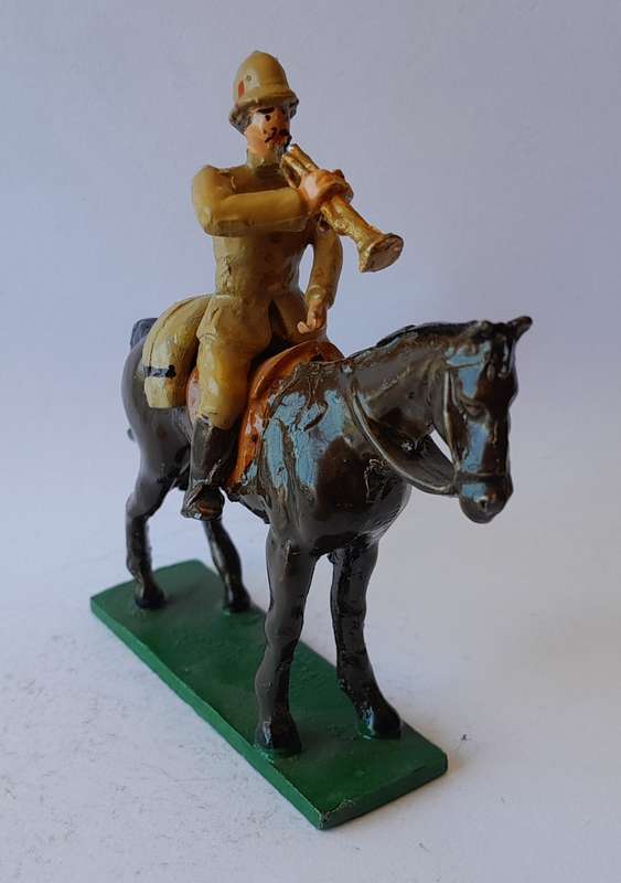 Boer War British Cavalryman Lead Figurine.  8cm