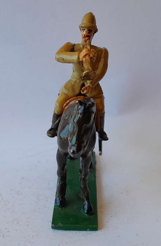 Boer War British Cavalryman Lead Figurine.  8cm