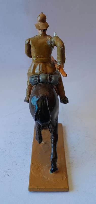 Boer War British Cavalryman Lead Figurine.  8cm