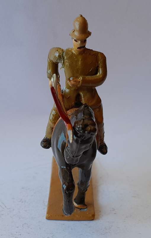 Boer War British Cavalryman Lead Figurine.  8cm