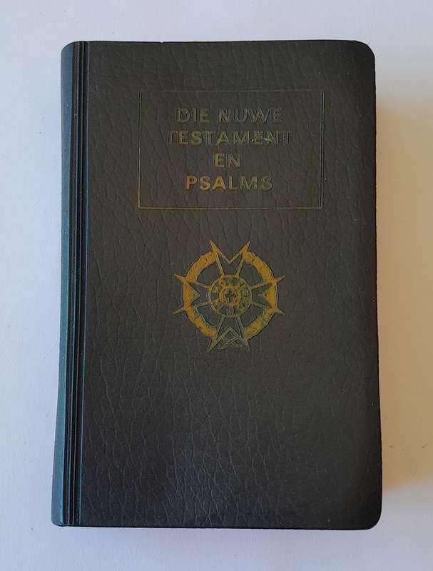 Rare Vintage SADF Issue Afrikaans Bible.