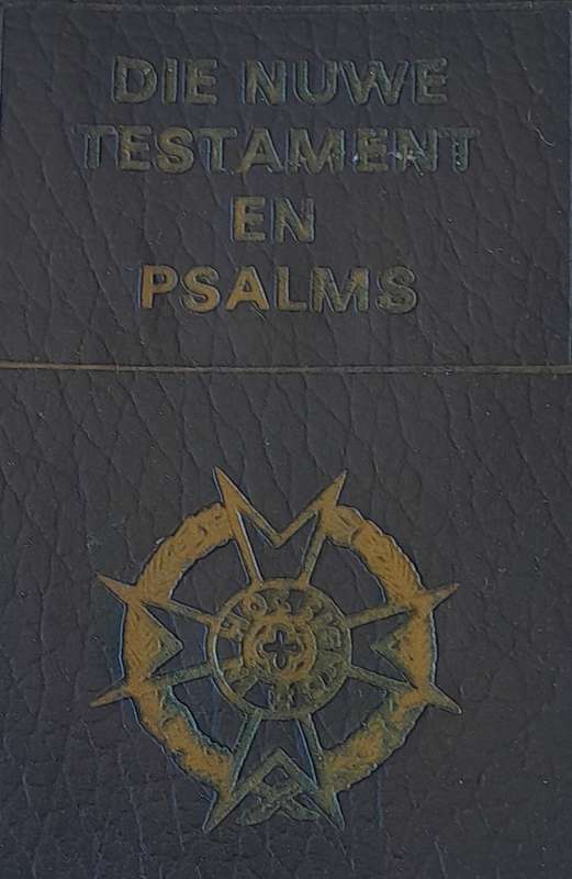Rare Vintage SADF Issue Afrikaans Bible.