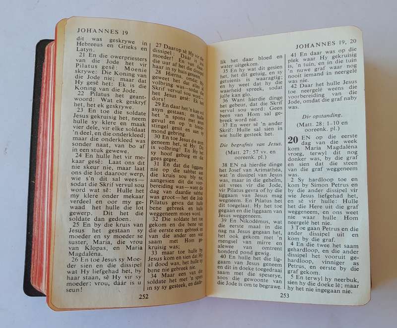 Rare Vintage SADF Issue Afrikaans Bible.