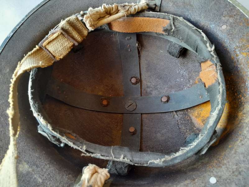 WW2 South African Artillery Brodie Helmet By Jaeger-Rand. Dated 1940.