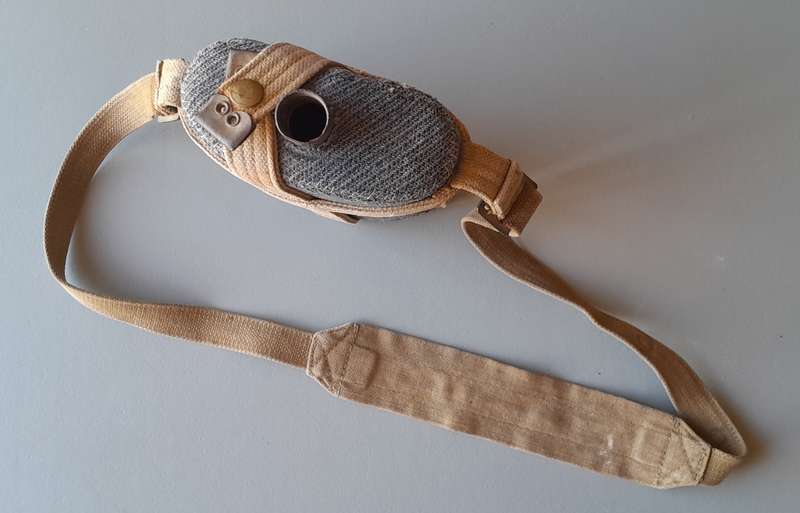 WW2 RAF Mk VII Water Bottle With Harness and Shoulder Strap. No Stopper.