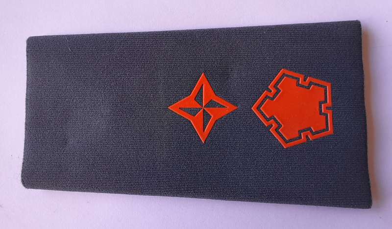 Unidentified Rank Shoulder Board.  Lt. Colonel.