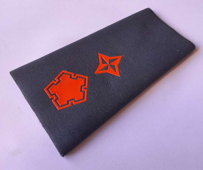 Unidentified Rank Shoulder Board.  Lt. Colonel.